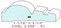Chair Rail 3-1/2" - 61 Chair Rail 3-1/2" - 61