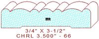 Chair Rail 3-1/2" - 66 Chair Rail 3-1/2" - 66