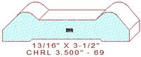 Chair Rail 3-1/2" - 69 Chair Rail 3-1/2" - 69