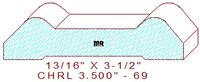 Chair Rail 3-1/2" - 69