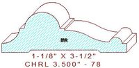 Chair Rail 3-1/2" - 78 Chair Rail 3-1/2" - 78