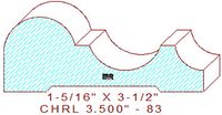 Chair Rail 3-1/2" - 83 Chair Rail 3-1/2" - 83