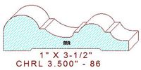 Chair Rail 3-1/2" - 86