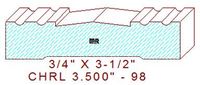 Chair Rail 3-1/2" - 98 Chair Rail 3-1/2" - 98