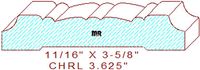 Chair Rail 3-5/8"