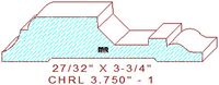 Chair Rail 3-3/4" - 1 Chair Rail 3-3/4" - 1