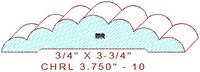 Chair Rail 3-3/4" - 10