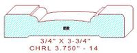 Chair Rail 3-3/4" - 14