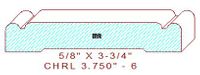 Chair Rail 3-3/4" - 6