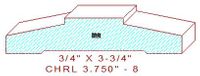 Chair Rail 3-3/4" - 8 Chair Rail 3-3/4" - 8