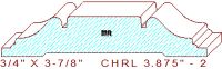 Chair Rail 3-7/8" - 2 Chair Rail 3-7/8" - 2