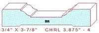 Chair Rail 3-7/8" - 4 Chair Rail 3-7/8" - 4