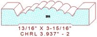 Chair Rail 3-15/16" - 2 Chair Rail 3-15/16" - 2