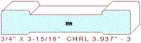 Chair Rail 3-15/16" - 3 Chair Rail 3-15/16" - 3