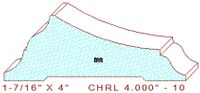 Chair Rail 4" - 10