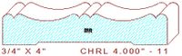 Chair Rail 4" - 11 Chair Rail 4" - 11