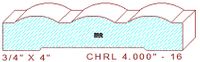 Chair Rail 4" - 16