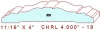 Chair Rail 4" - 19 Chair Rail 4" - 19