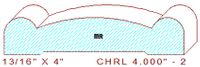 Chair Rail 4" - 2