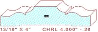 Chair Rail 4" - 28 Chair Rail 4" - 28