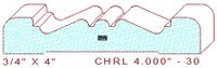 Chair Rail 4" - 30 Chair Rail 4" - 30