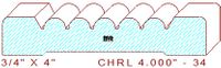 Chair Rail 4" - 34 Chair Rail 4" - 34