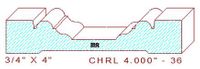 Chair Rail 4" - 36 Chair Rail 4" - 36