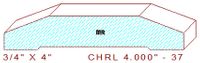 Chair Rail 4" - 37 Chair Rail 4" - 37