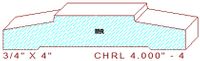 Chair Rail 4" - 4