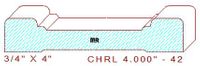 Chair Rail 4" - 42 Chair Rail 4" - 42