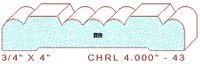 Chair Rail 4" - 43 Chair Rail 4" - 43