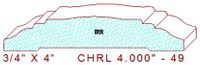 Chair Rail 4" - 49 Chair Rail 4" - 49