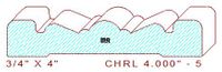 Chair Rail 4" - 5