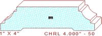 Chair Rail 4" - 50