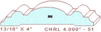 Chair Rail 4" - 51 Chair Rail 4" - 51