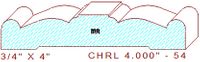 Chair Rail 4" - 54 Chair Rail 4" - 54