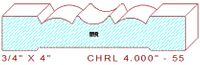 Chair Rail 4" - 55 Chair Rail 4" - 55