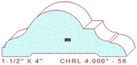 Chair Rail 4" - 56 Chair Rail 4" - 56