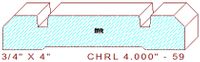 Chair Rail 4" - 59 Chair Rail 4" - 59