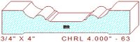 Chair Rail 4" - 63 Chair Rail 4" - 63