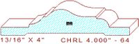 Chair Rail 4" - 64 Chair Rail 4" - 64