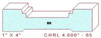 Chair Rail 4" - 65