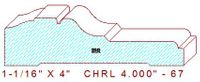 Chair Rail 4" - 67 Chair Rail 4" - 67