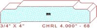 Chair Rail 4" - 68 Chair Rail 4" - 68