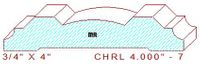 Chair Rail 4" - 7