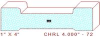 Chair Rail 4" - 72 Chair Rail 4" - 72
