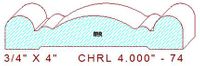 Chair Rail 4" - 74 Chair Rail 4" - 74