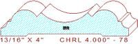 Chair Rail 4" - 78 Chair Rail 4" - 78