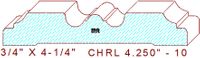 Chair Rail 4-1/4" - 10 Chair Rail 4-1/4" - 10