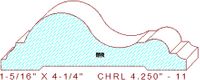 Chair Rail 4-1/4" - 11 Chair Rail 4-1/4" - 11
